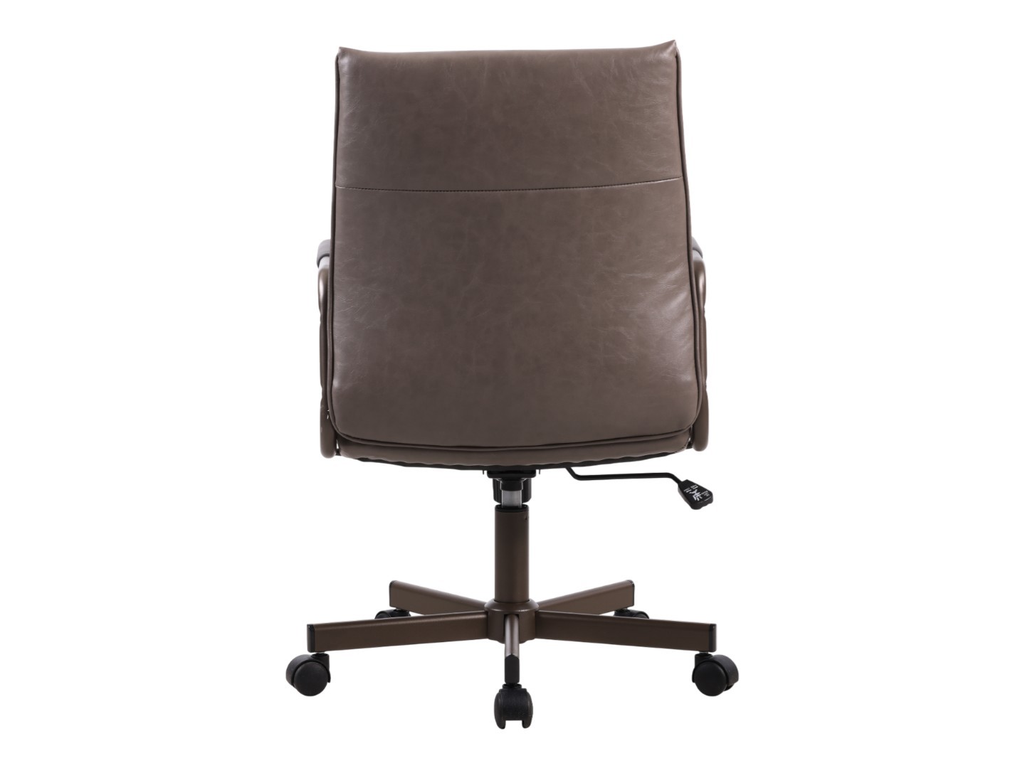 EMZ34 Xavier verrijdbare vergaderstoel Eco Leder draaibaar verstelbaar schommelmechanisme