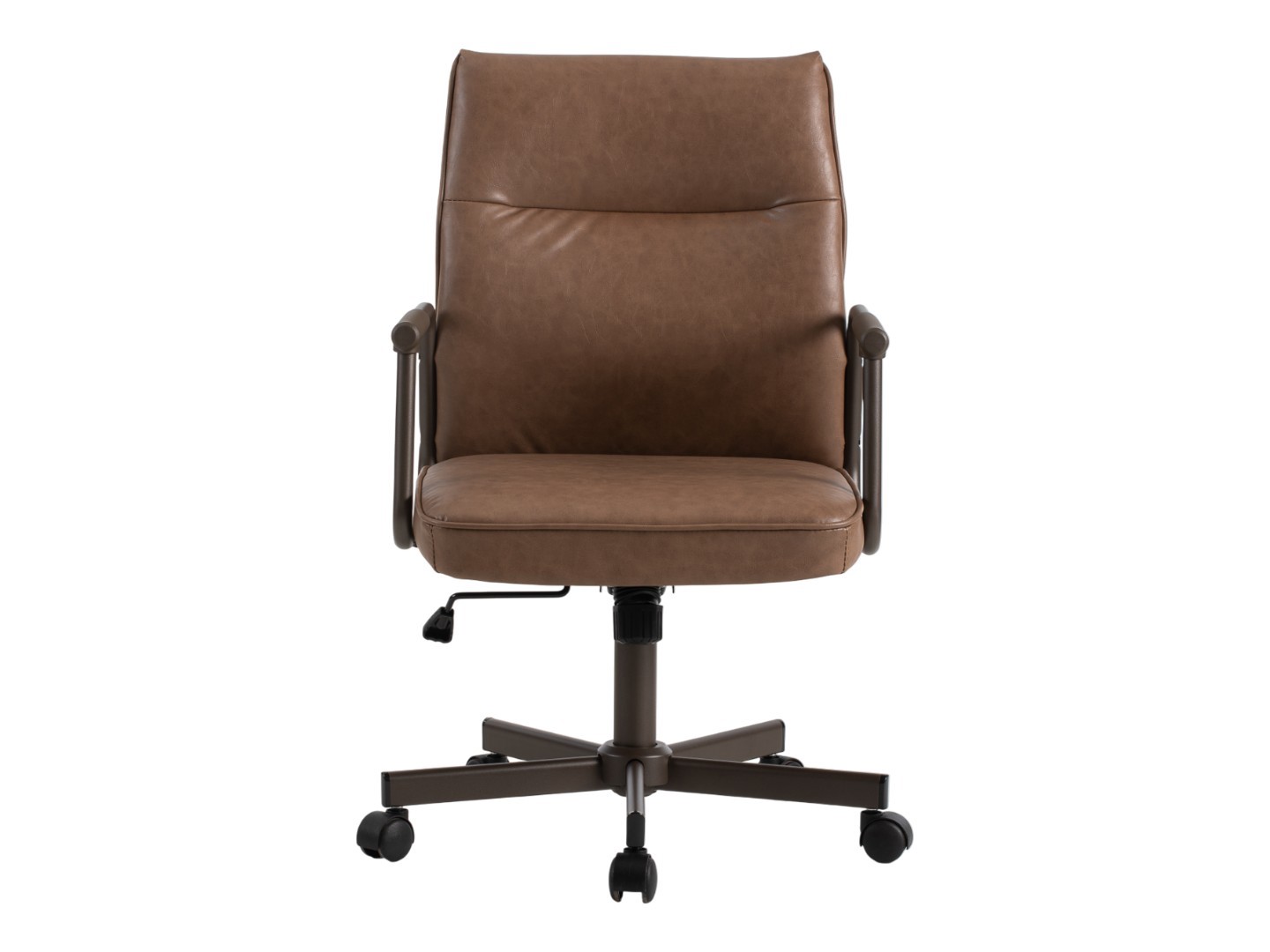 EMZ34 Xavier - verrijdbare vergaderstoel - eco leder - verstelbaar en draaibaar