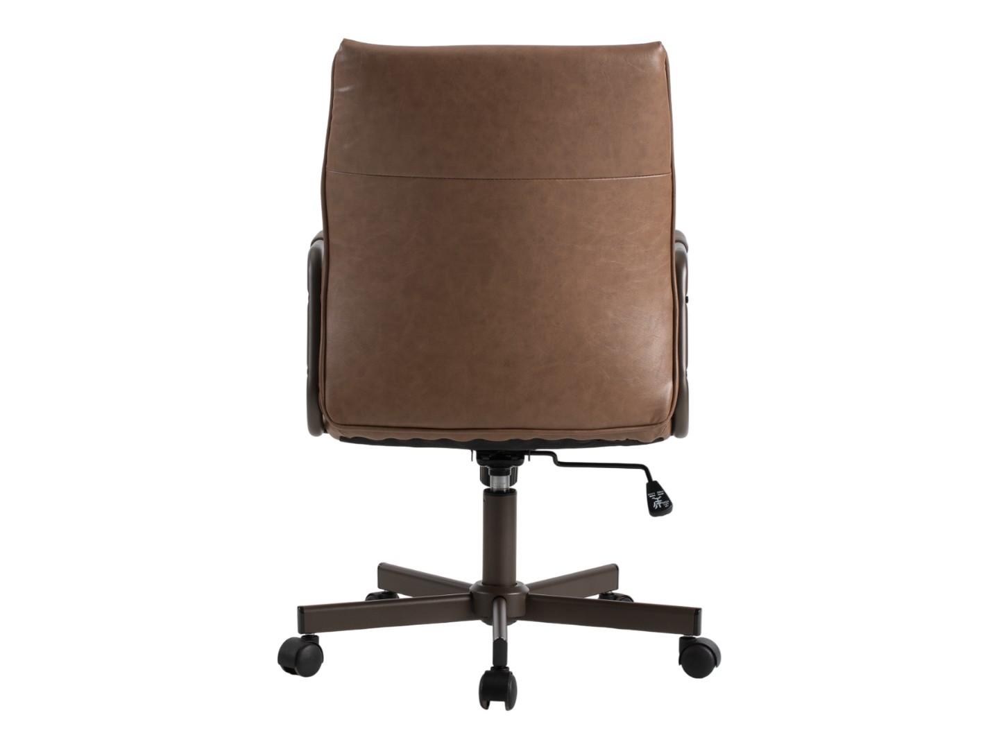 EMZ34 Xavier verrijdbare vergaderstoel Eco Leder draaibaar verstelbaar schommelmechanisme