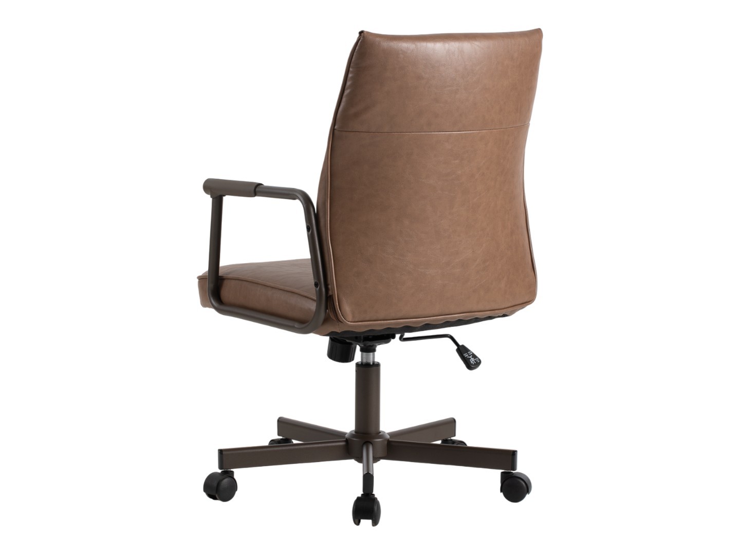 EMZ34 Xavier verrijdbare vergaderstoel Eco Leder draaibaar verstelbaar schommelmechanisme