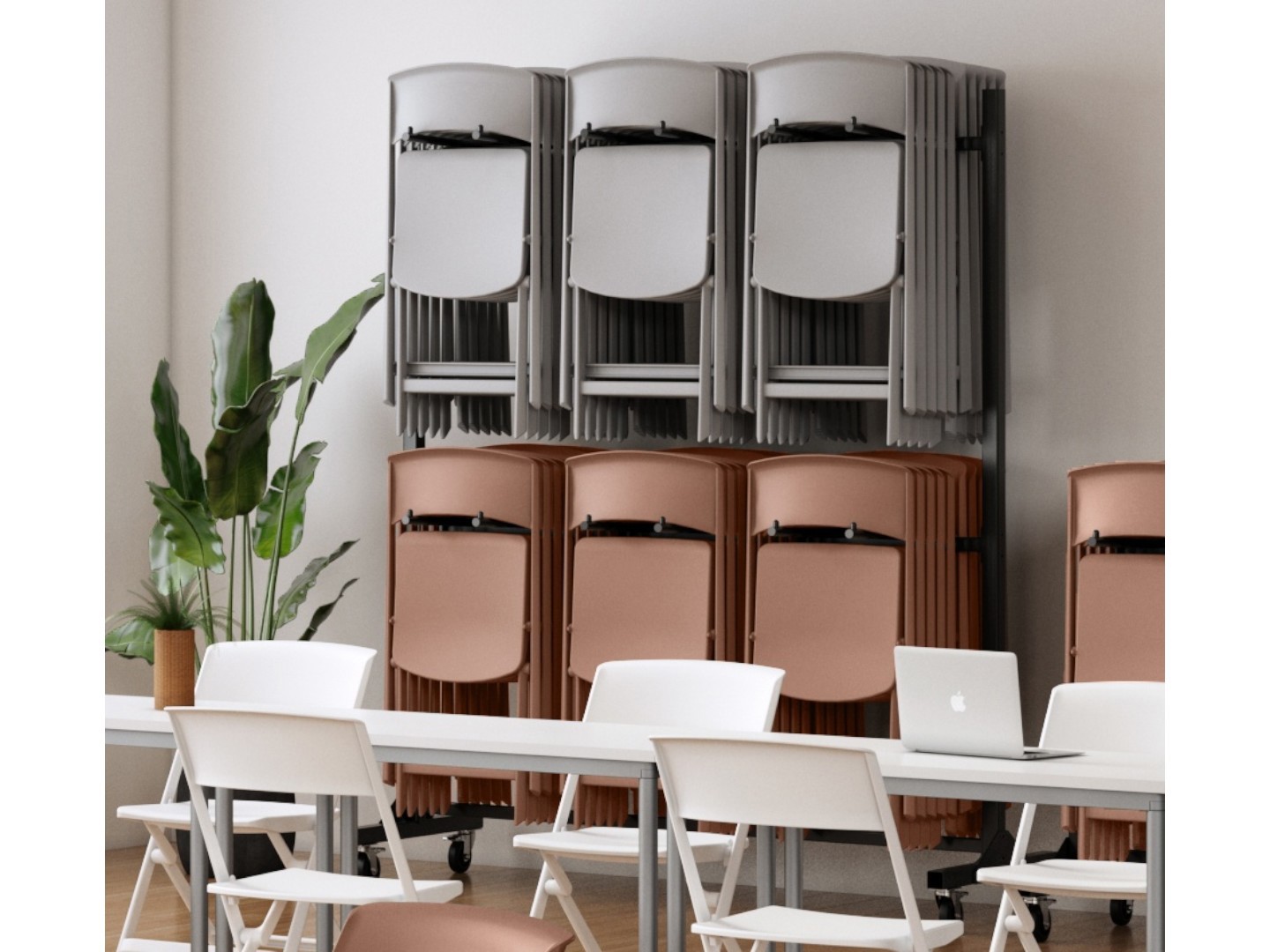 EMZ36 Verrijdbare stoelen trolley XL voor CongresFold Pro klapstoel