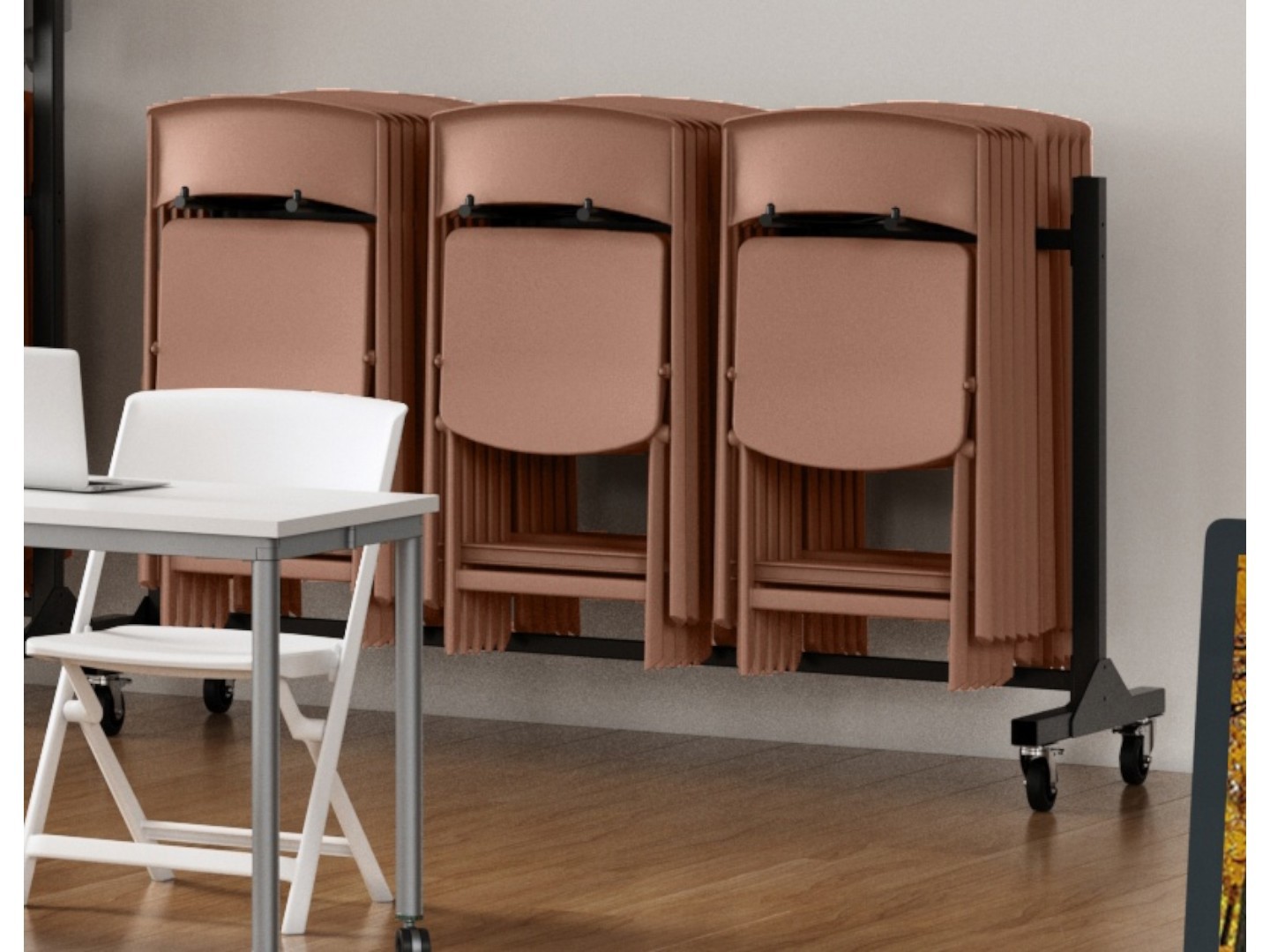 EMZ36 Verrijdbare stoelen trolley voor CongresFold Pro klapstoel