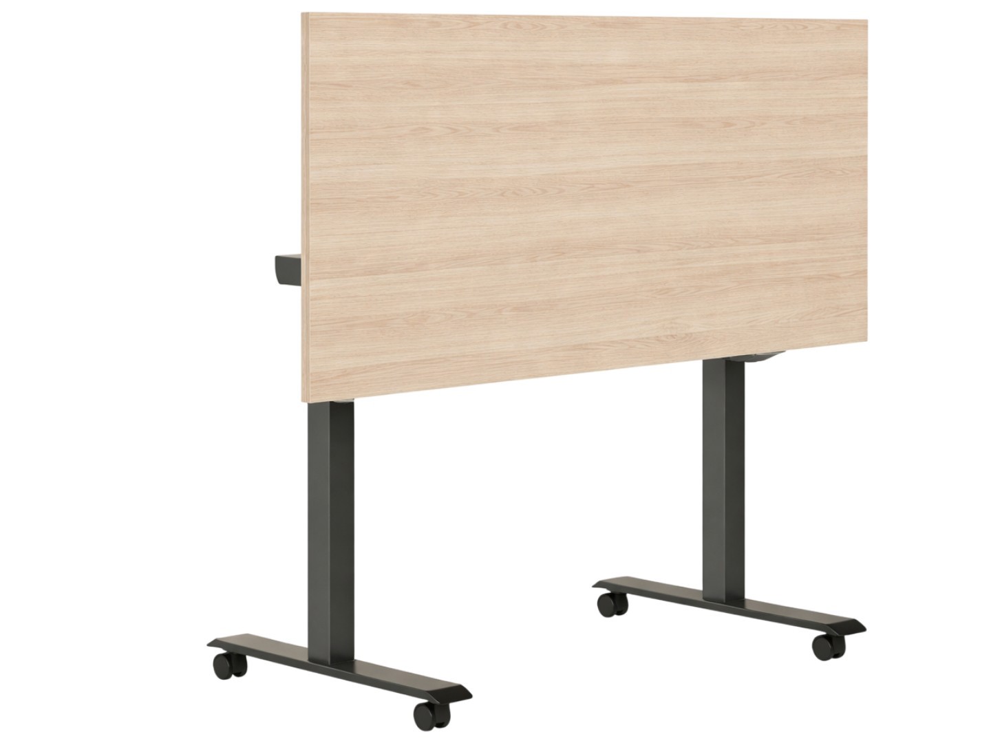 Elektrisch zit-sta bureau BASE03 inklapbaar en verrijdbaar