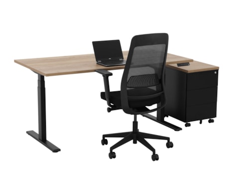 Elektrisch zit-sta bureau YOUP02 Elektrisch zit-sta bureau YOUP02