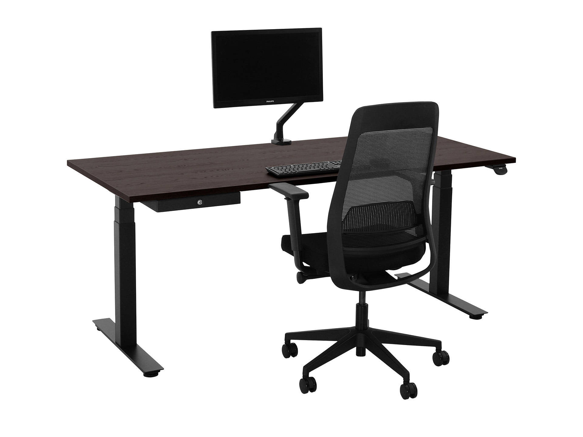 Elektrisch zit-sta bureau met bluetooth app YOUP03 