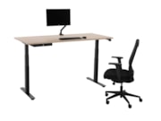 Elektrisch zit-sta bureau YOUP03 – professioneel, stabiel en krachtig (150 kg draagvermogen, OLED)