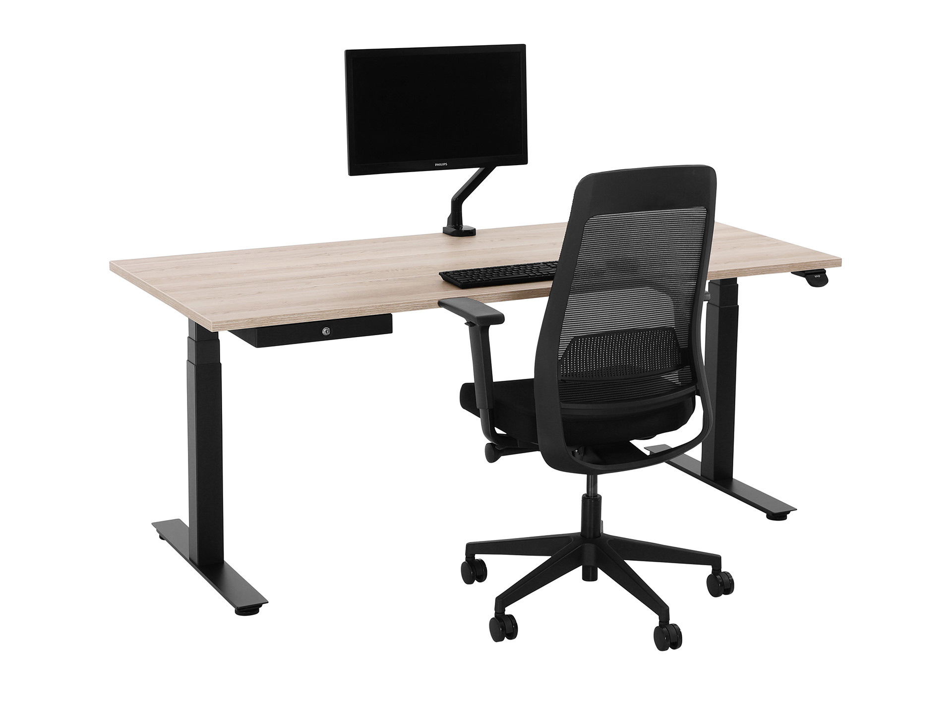 Elektrisch zit-sta bureau met bluetooth app YOUP03 