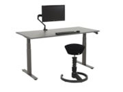 Elektrisch zit-sta bureau met bluetooth app YOUP03 Antraciet