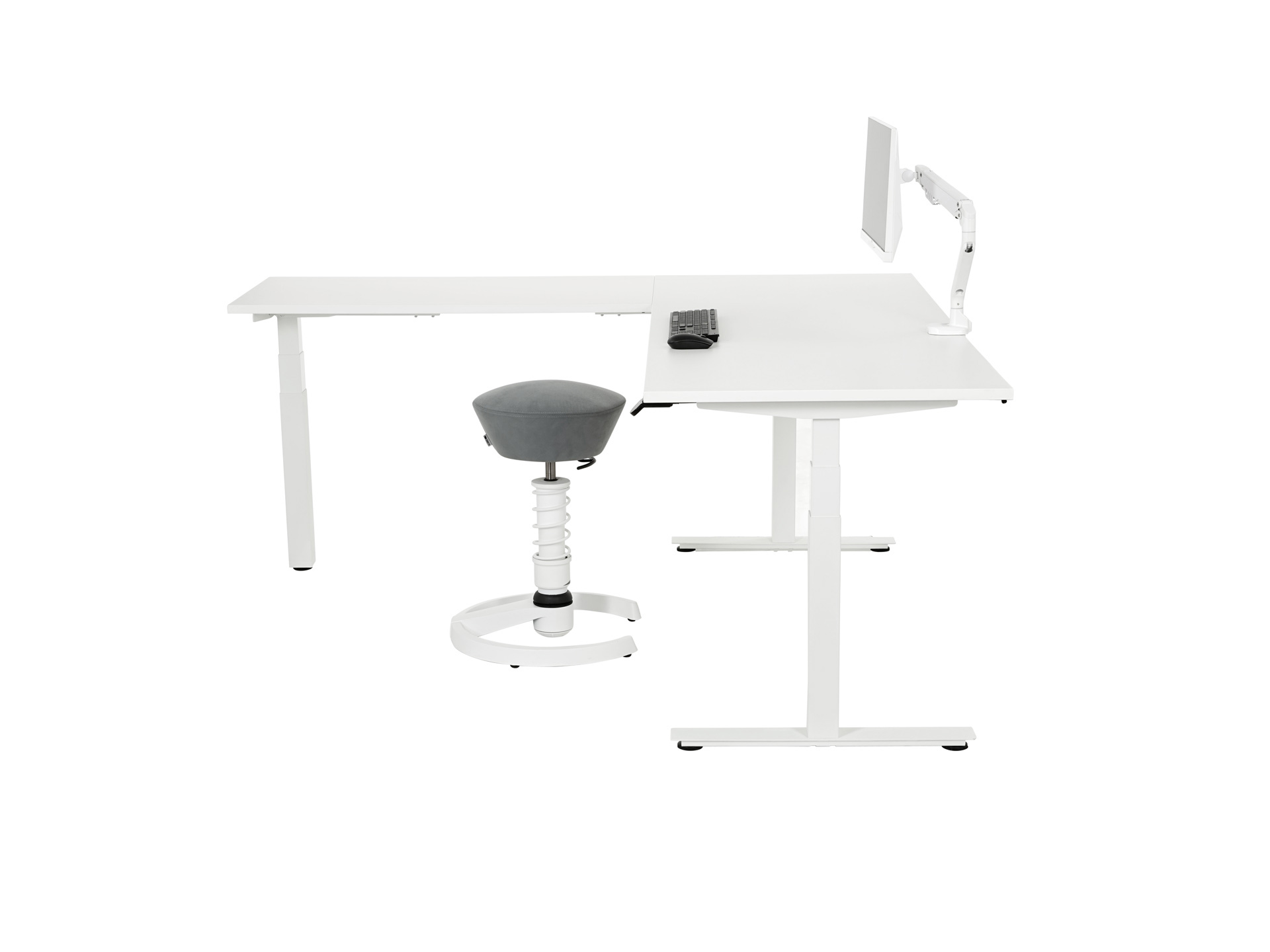 Elektrisch zit-sta hoekbureau recht YOUP04 