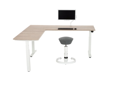 Elektrisch zit-sta hoekbureau recht YOUP04  Elektrisch zit-sta hoekbureau recht YOUP04