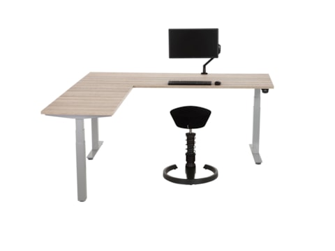 Elektrisch zit-sta hoekbureau recht YOUP04  Elektrisch zit-sta hoekbureau recht YOUP04