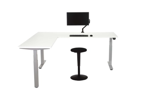 Elektrisch zit-sta hoekbureau recht YOUP04  Elektrisch zit-sta hoekbureau recht YOUP04
