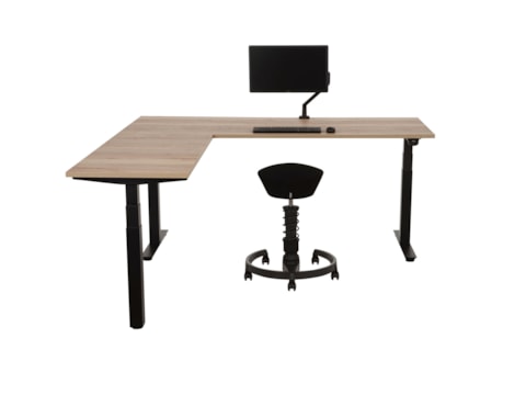 Elektrisch zit-sta hoekbureau recht YOUP04  Elektrisch zit-sta hoekbureau recht YOUP04