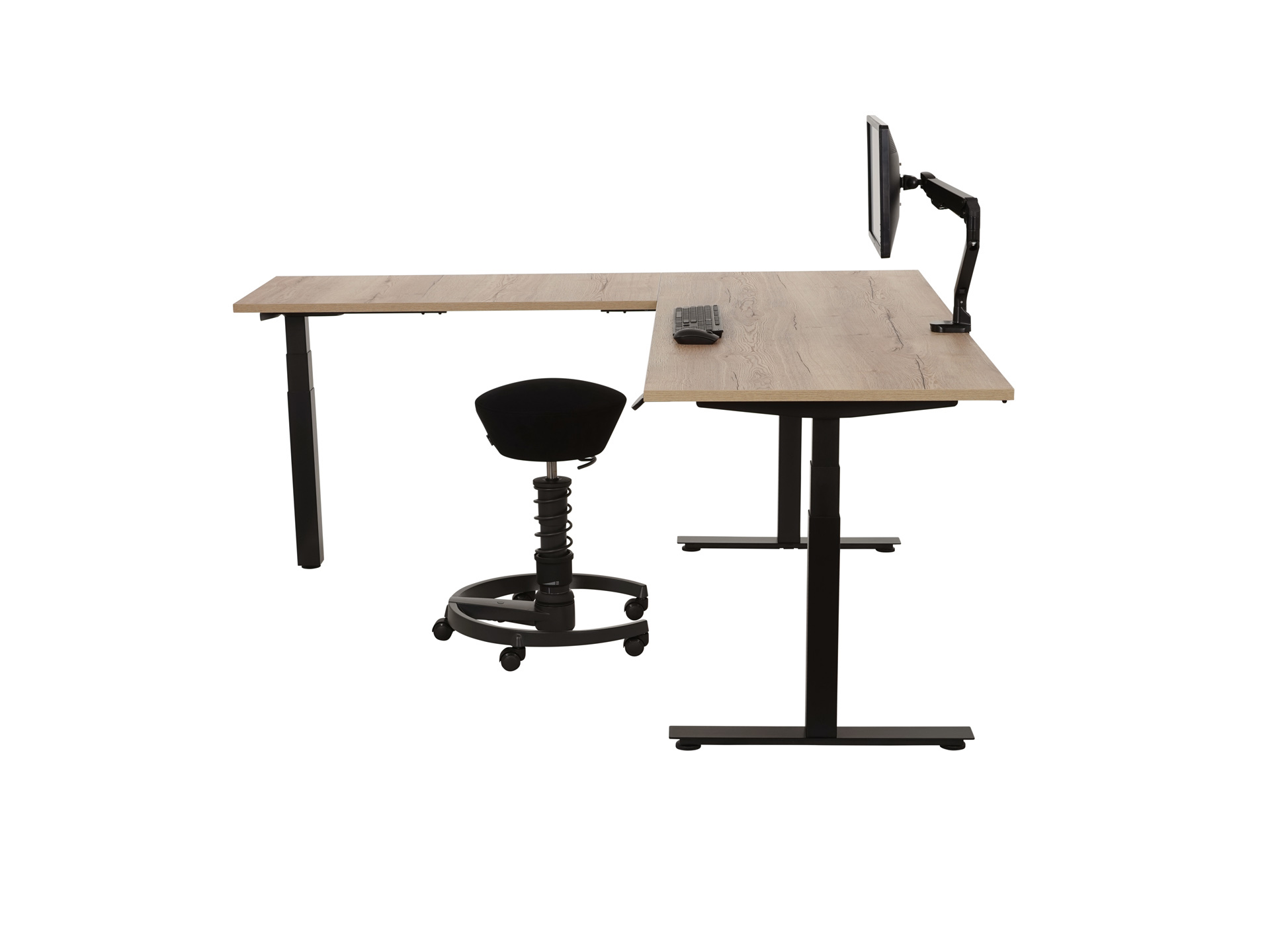 Elektrisch zit-sta hoekbureau recht YOUP04 