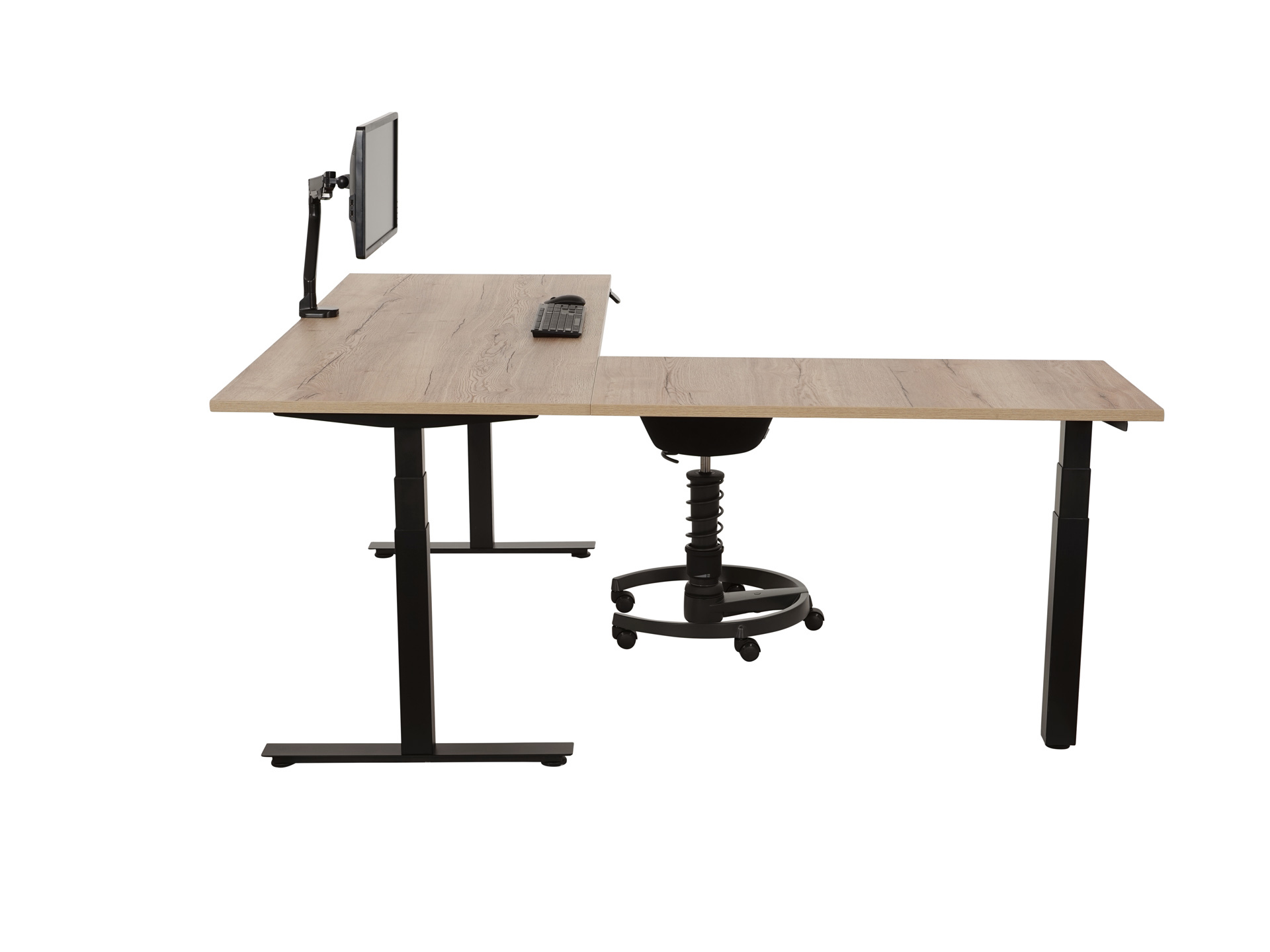 Elektrisch zit-sta hoekbureau recht YOUP04 