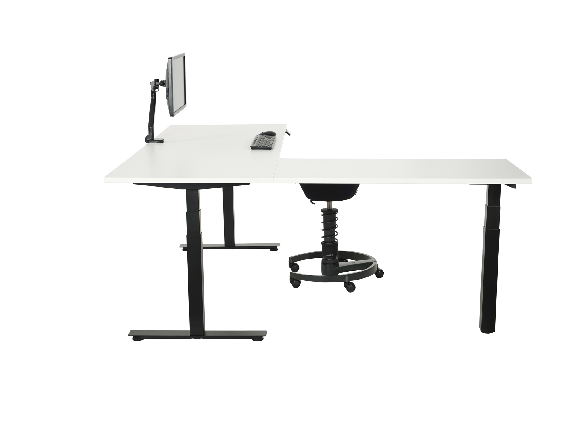 Elektrisch zit-sta hoekbureau recht YOUP04 