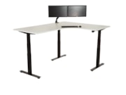 Elektrisch zit-sta hoekbureau rond YOUP05  Elektrisch zit-sta hoekbureau rond YOUP05