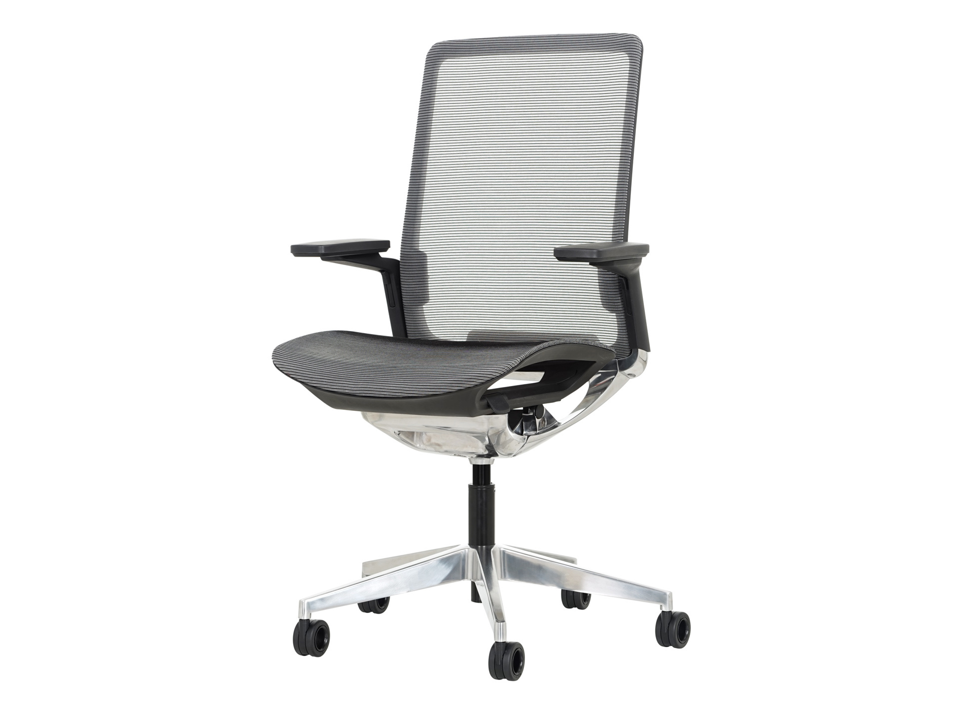Ergonomische netbespannen bureaustoel Stripes Van Cas
