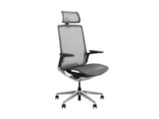 Ergonomische netbespannen bureaustoel Stripes Van Cas 