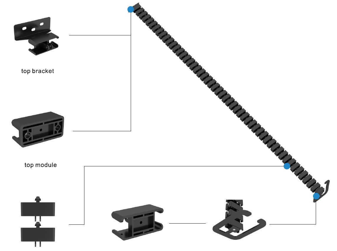 Flexibele Kabelslang Snake II 