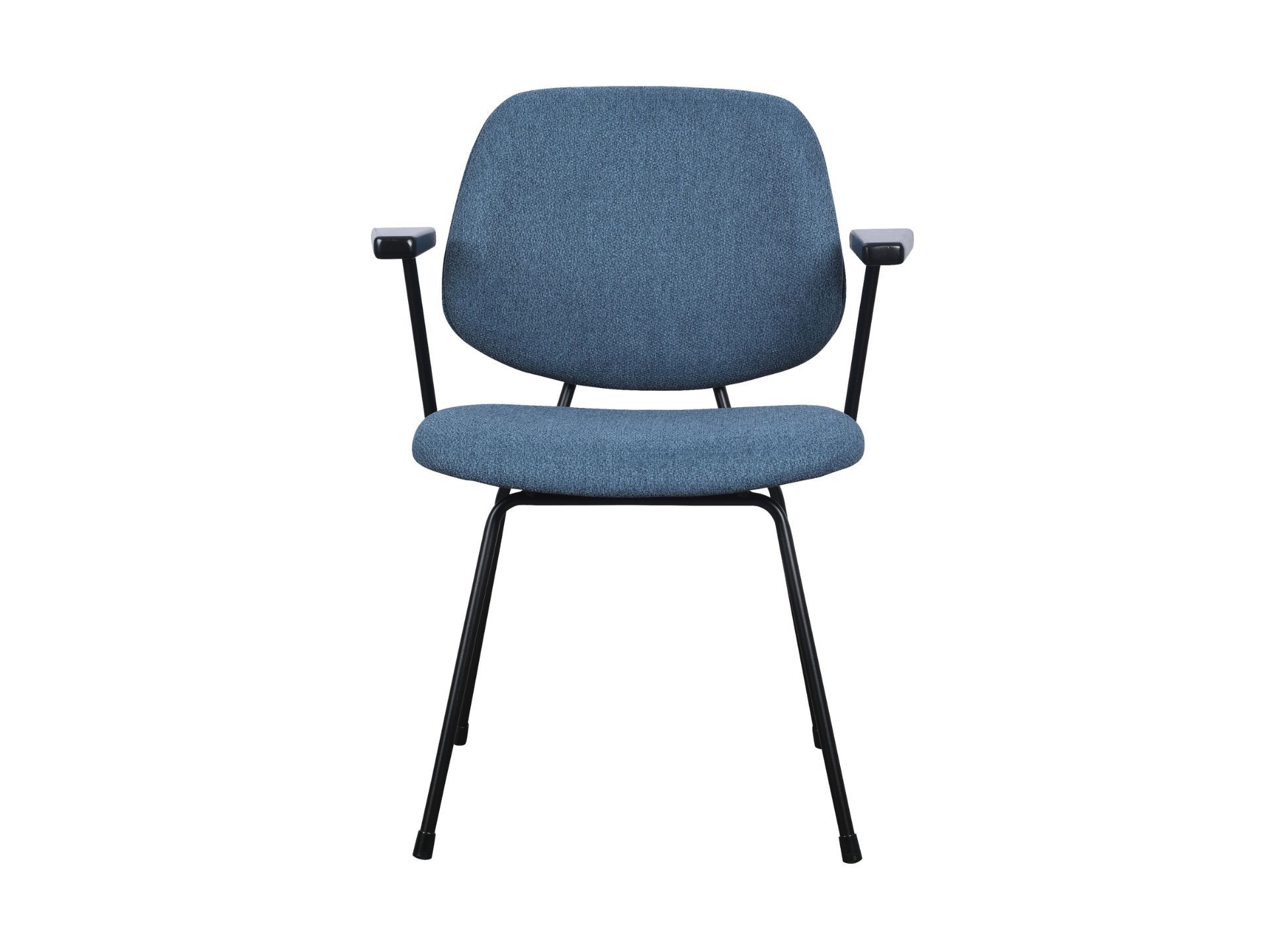 Gestoffeerde vergaderstoel incl. armleggers Eva 