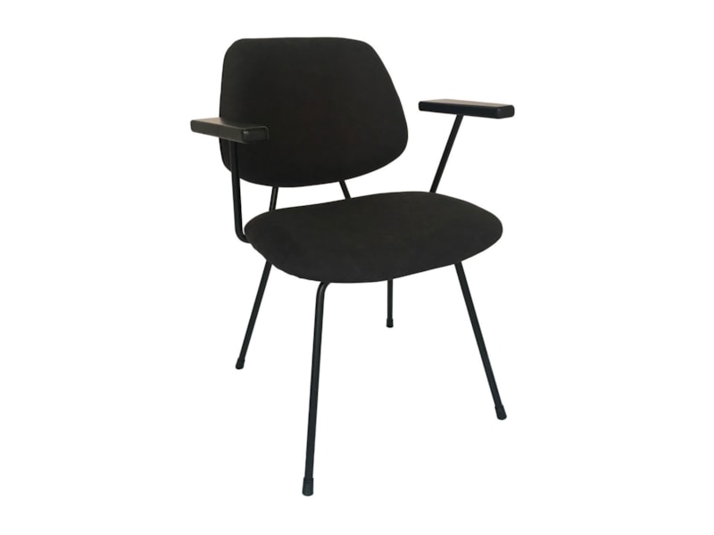 Gestoffeerde vergaderstoel incl. armleggers Eva  Gestoffeerde vergaderstoel incl. armleggers Eva