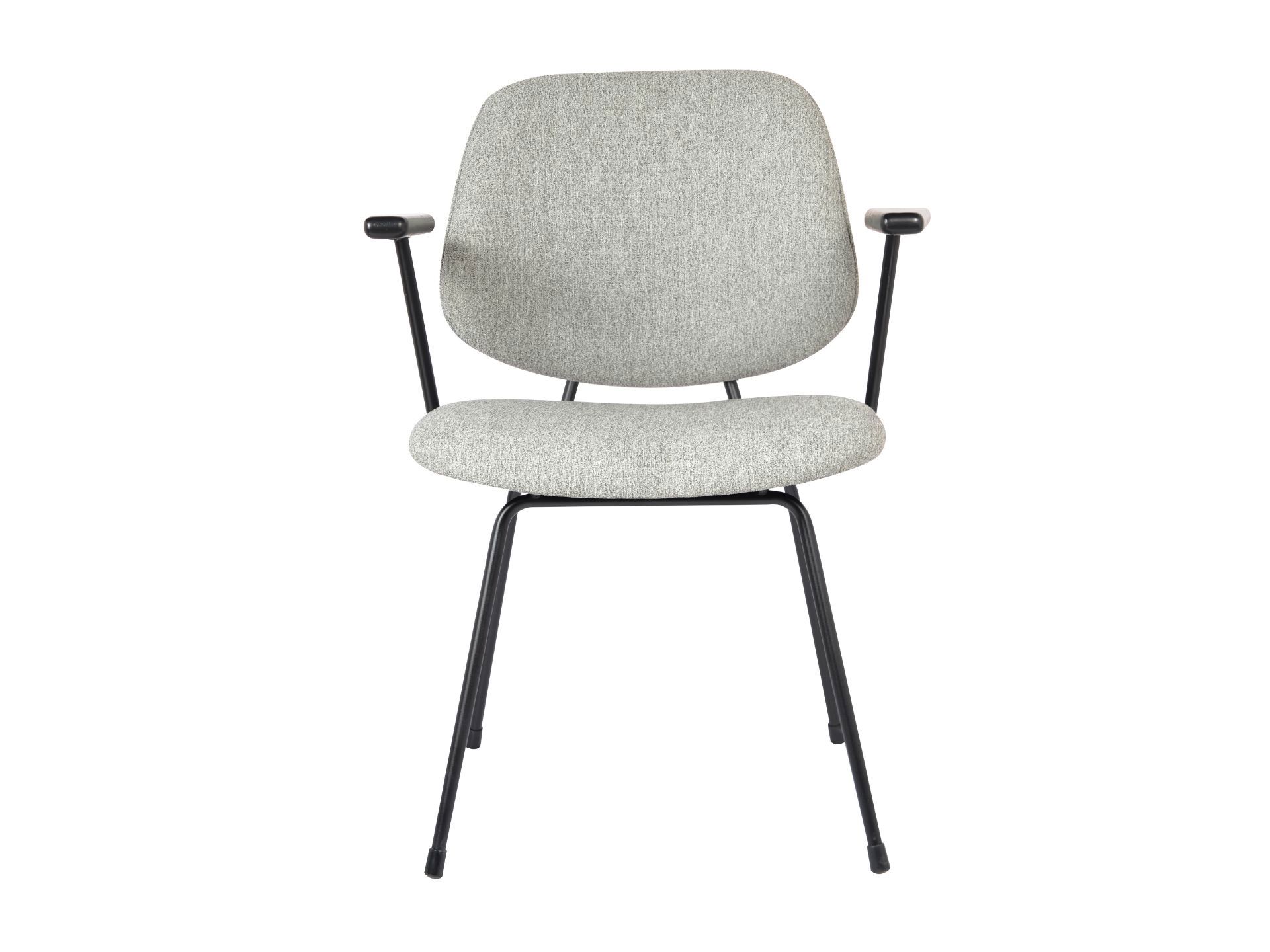 Gestoffeerde vergaderstoel incl. armleggers Eva 