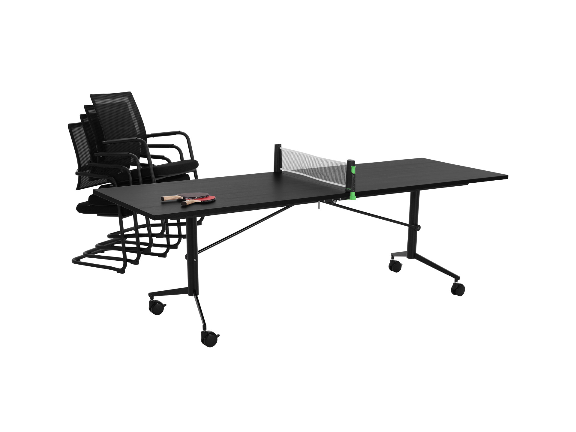 Grote inklapbare vergadertafel klaptafel Fold verrijdbaar