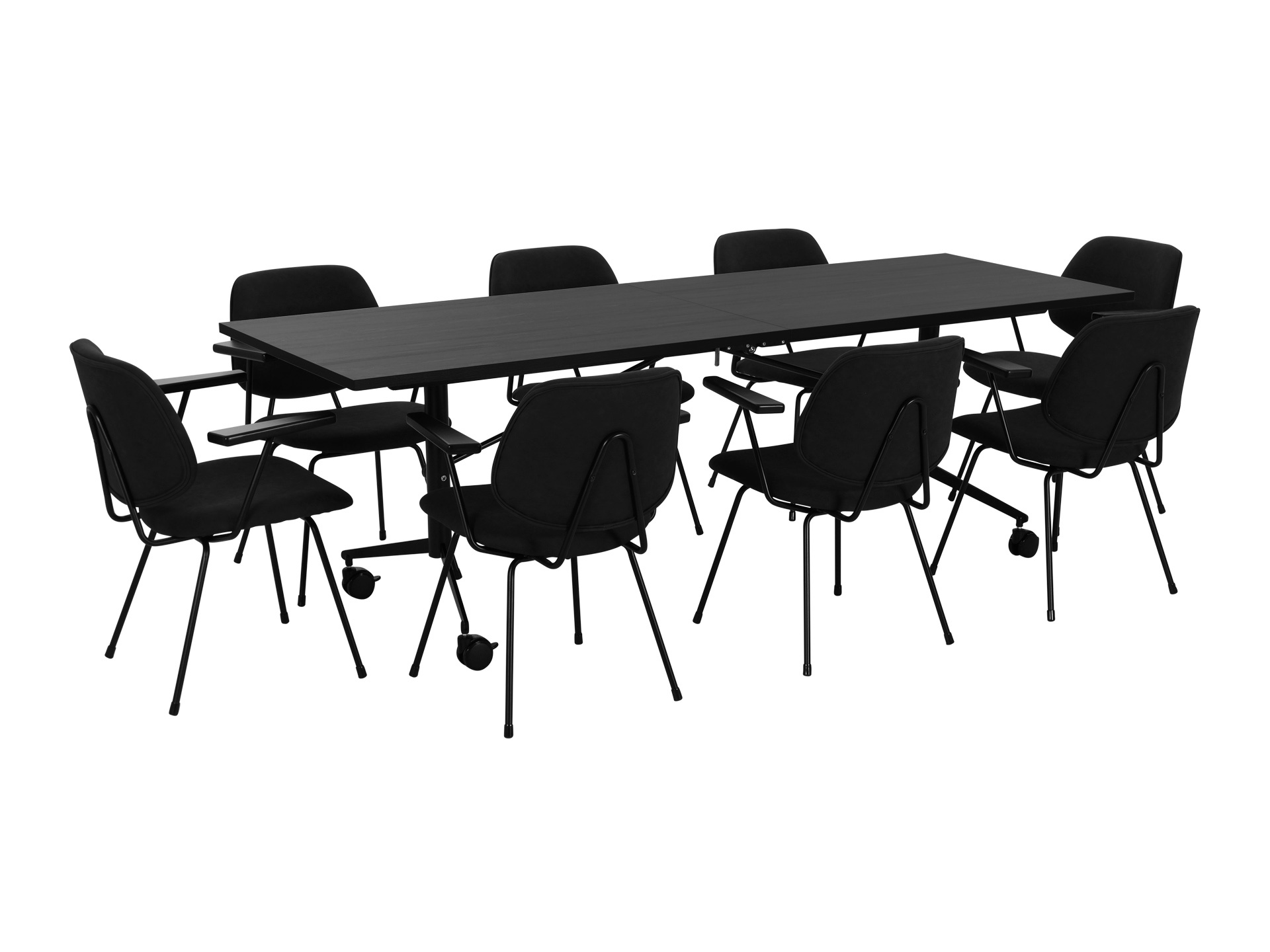 Grote inklapbare vergadertafel klaptafel Fold verrijdbaar