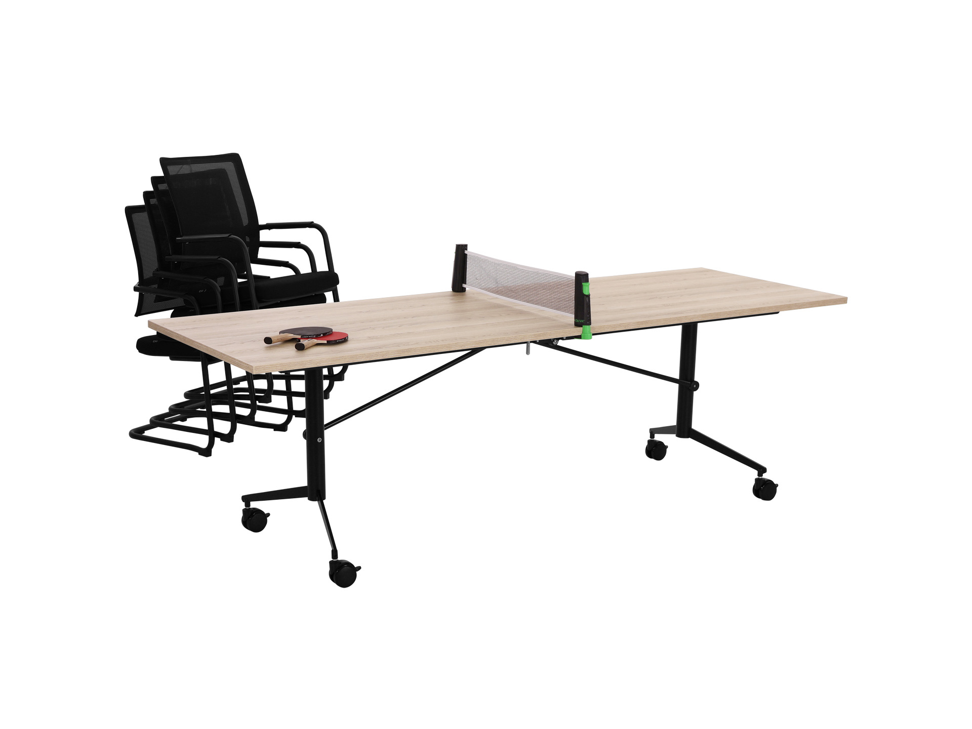 Grote inklapbare vergadertafel klaptafel Fold verrijdbaar