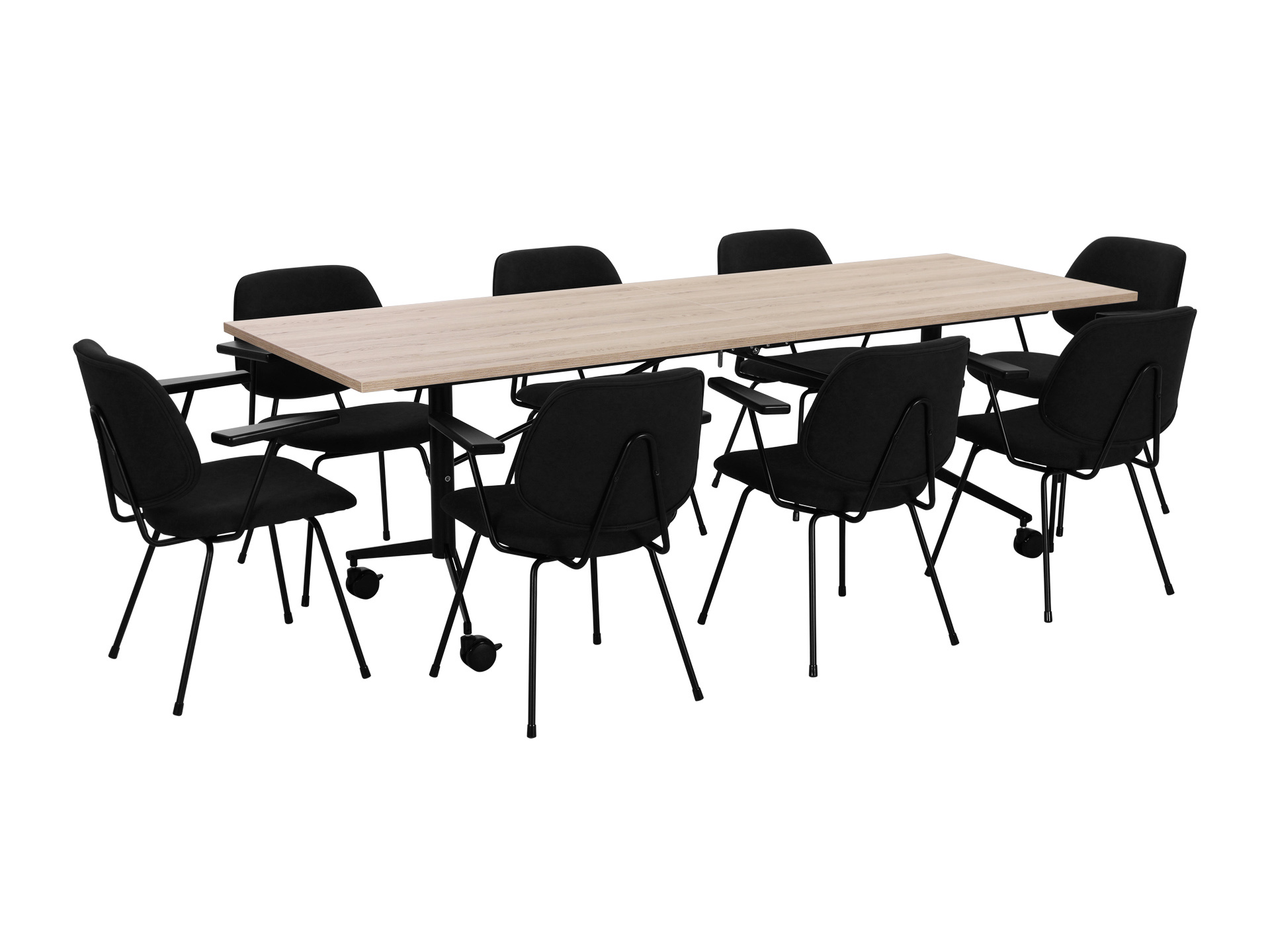 Grote inklapbare vergadertafel klaptafel Fold verrijdbaar