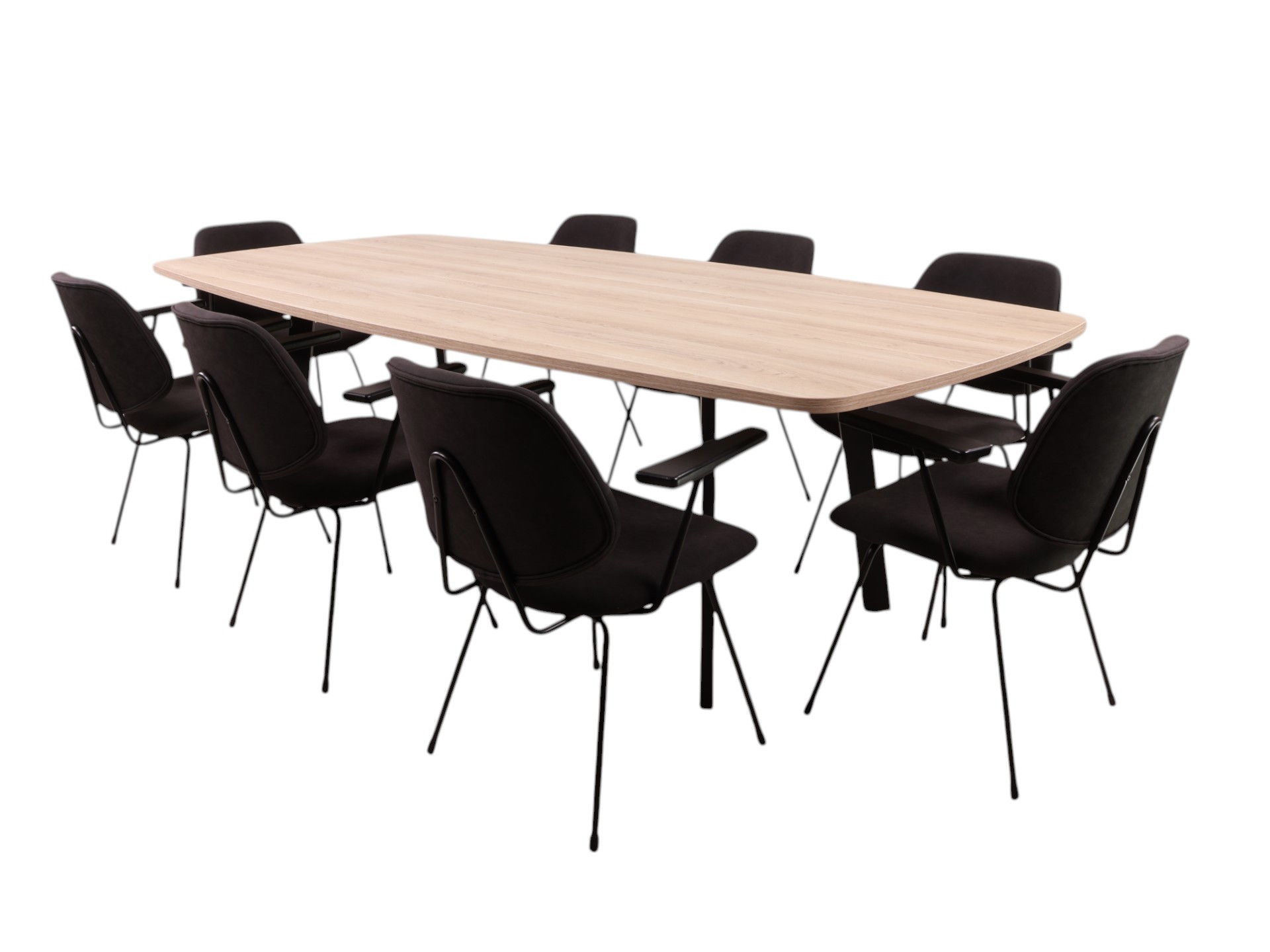 Grote vergadertafel MAYA Ovaal bootvormig