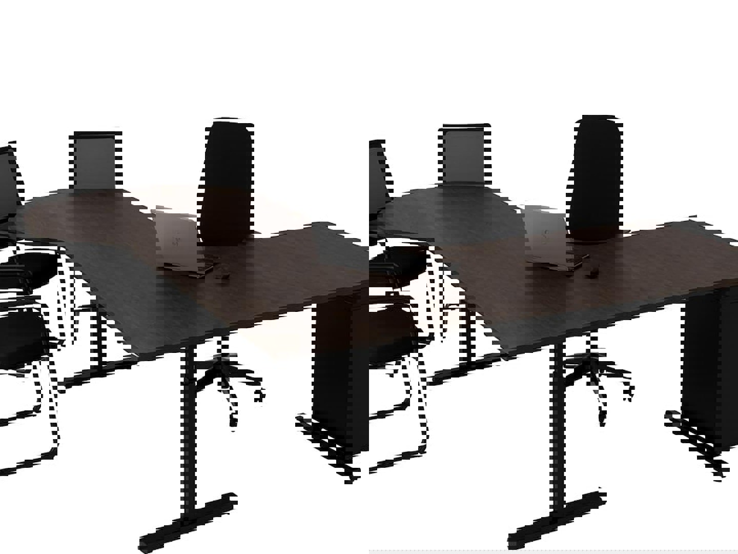 Hoekbureau met vergaderstuk TUBE