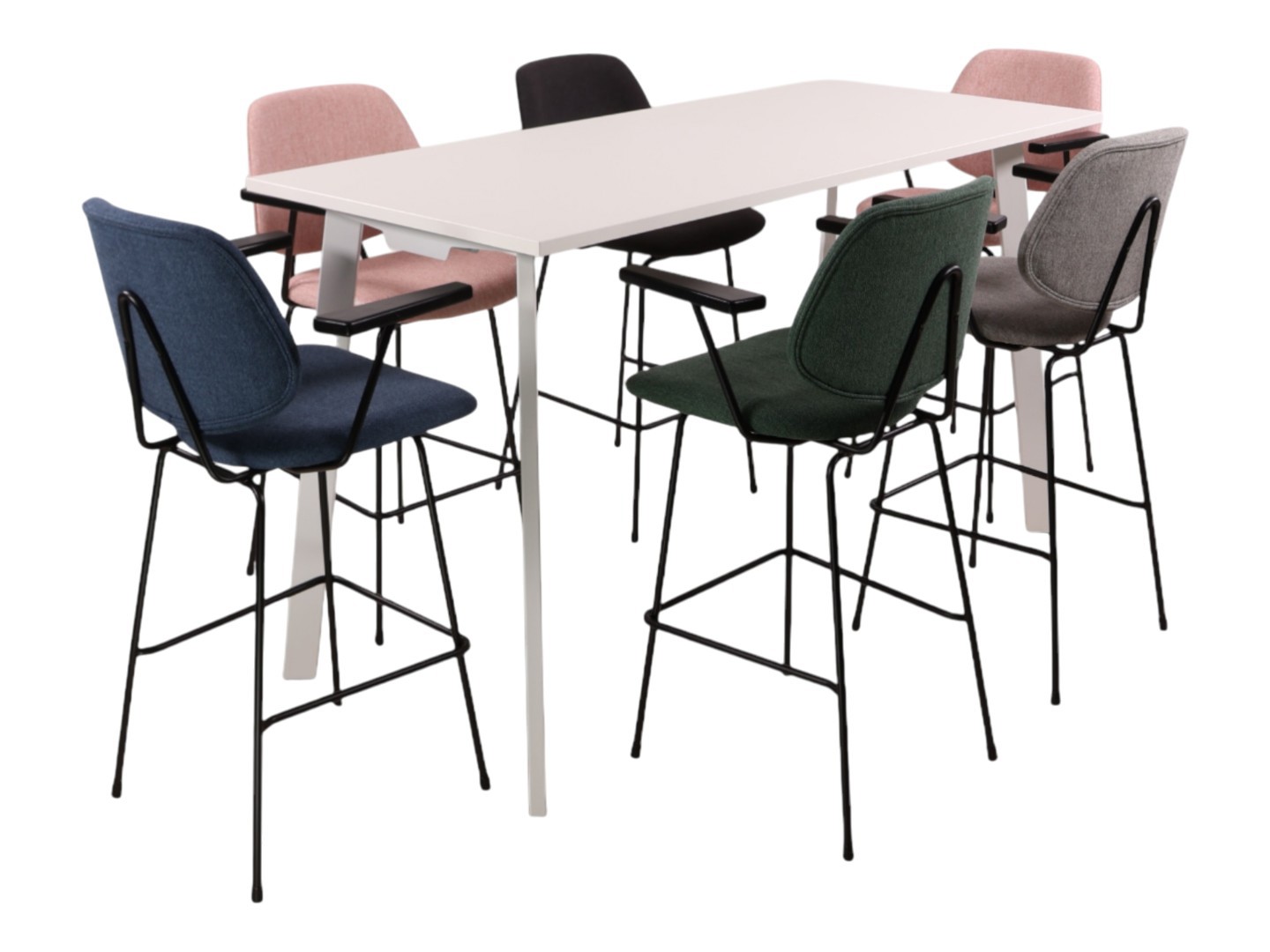 Hoge kantinetafel MAYA groot