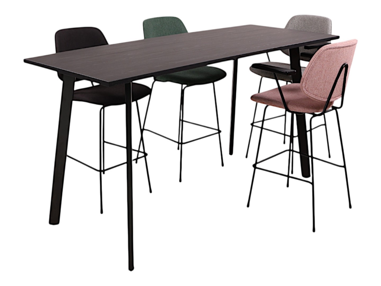 Hoge kantinetafel MAYA groot