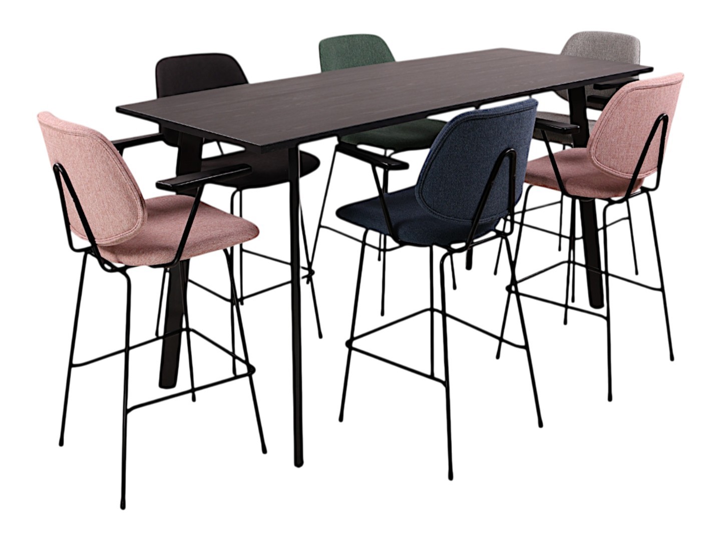 Hoge kantinetafel MAYA groot