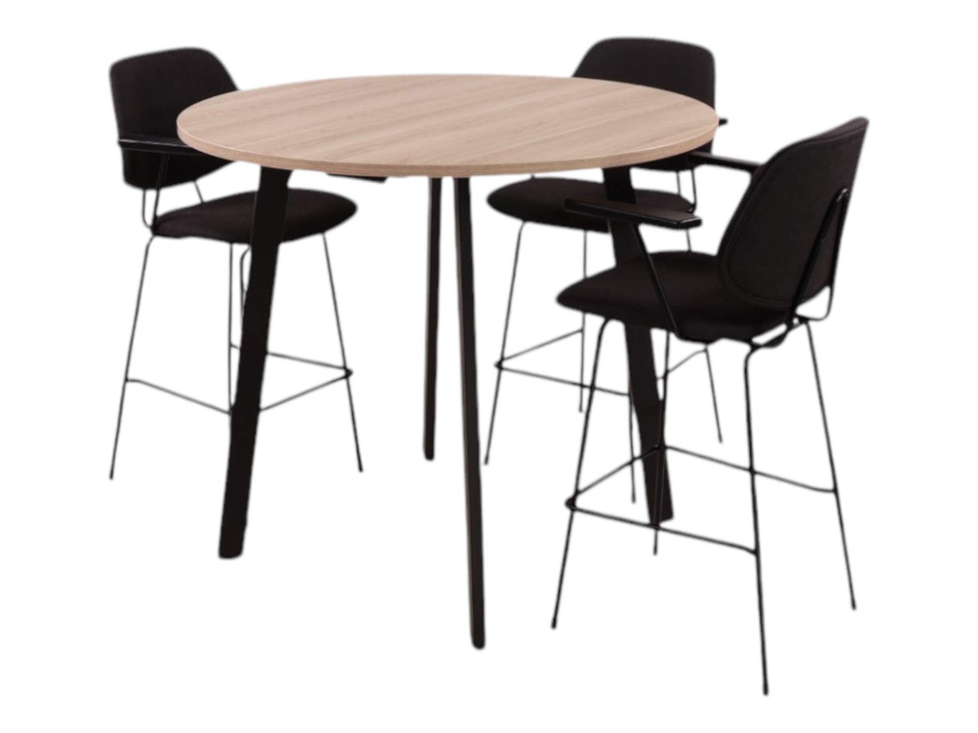 Hoge kantinetafel rond MAYA