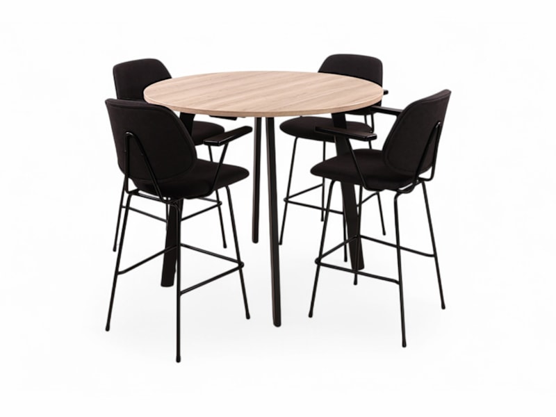 Hoge kantinetafel rond MAYA Hoge kantinetafel rond MAYA