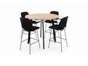 Hoge kantinetafel rond MAYA Hoge kantinetafel rond MAYA