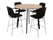 Hoge kantinetafel rond MAYA