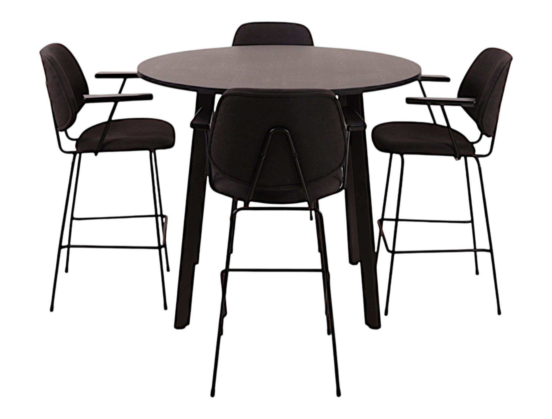 Hoge kantinetafel rond MAYA