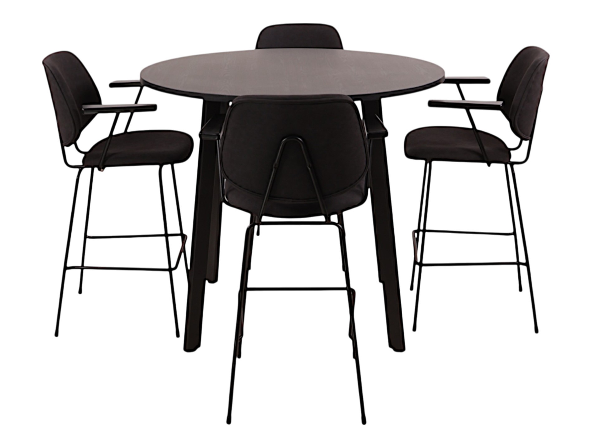 Hoge kantinetafel rond MAYA
