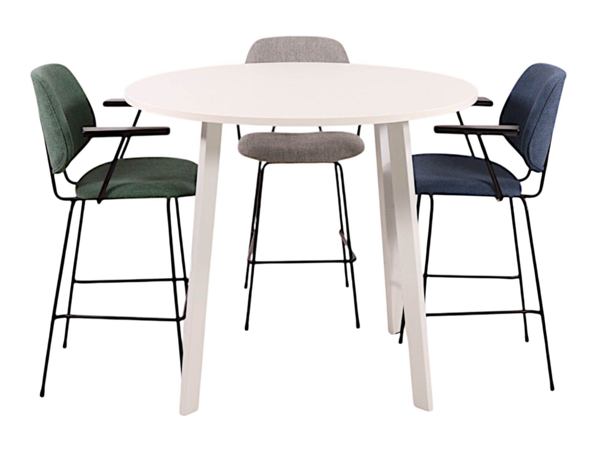 Hoge kantinetafel rond MAYA