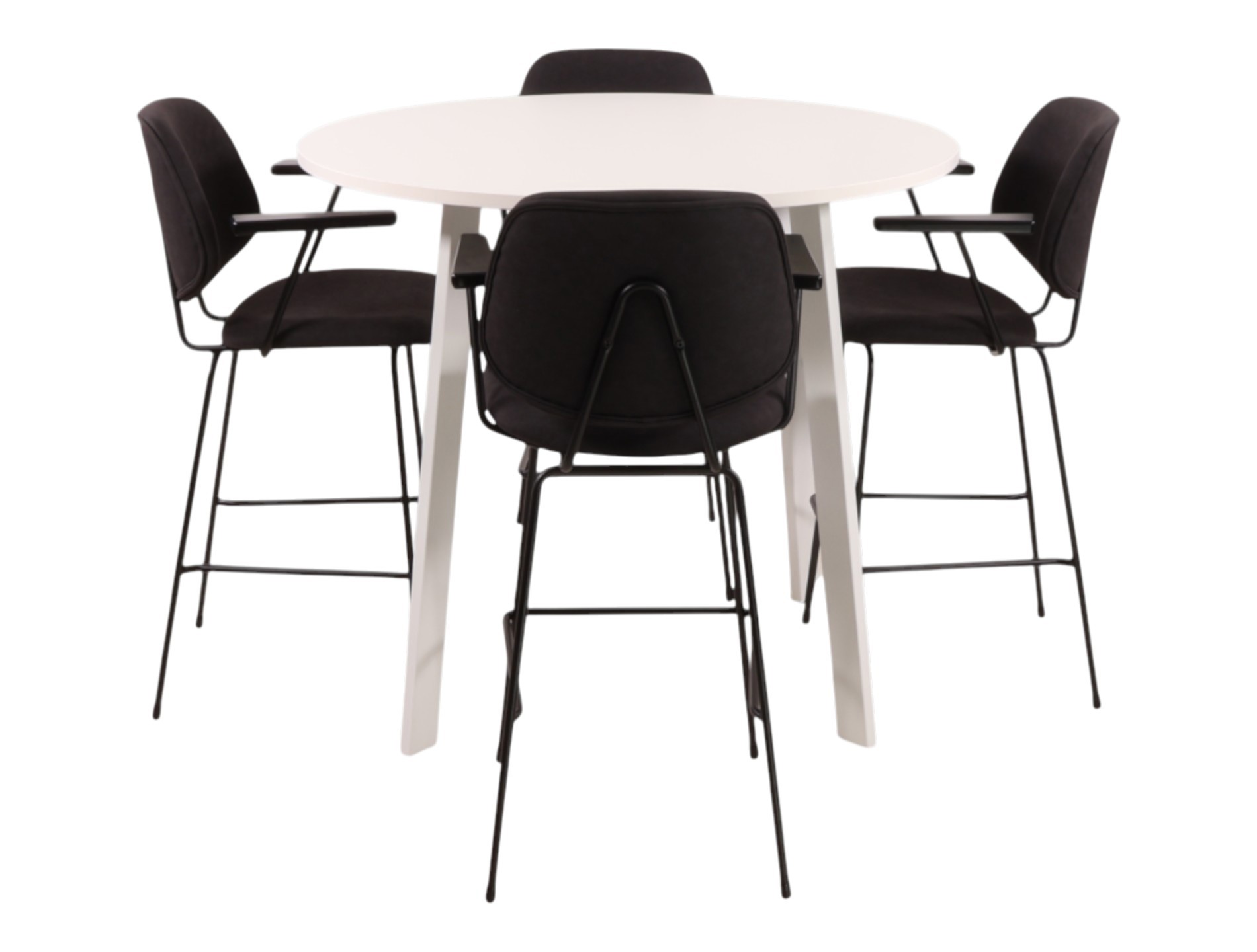 Hoge kantinetafel rond MAYA