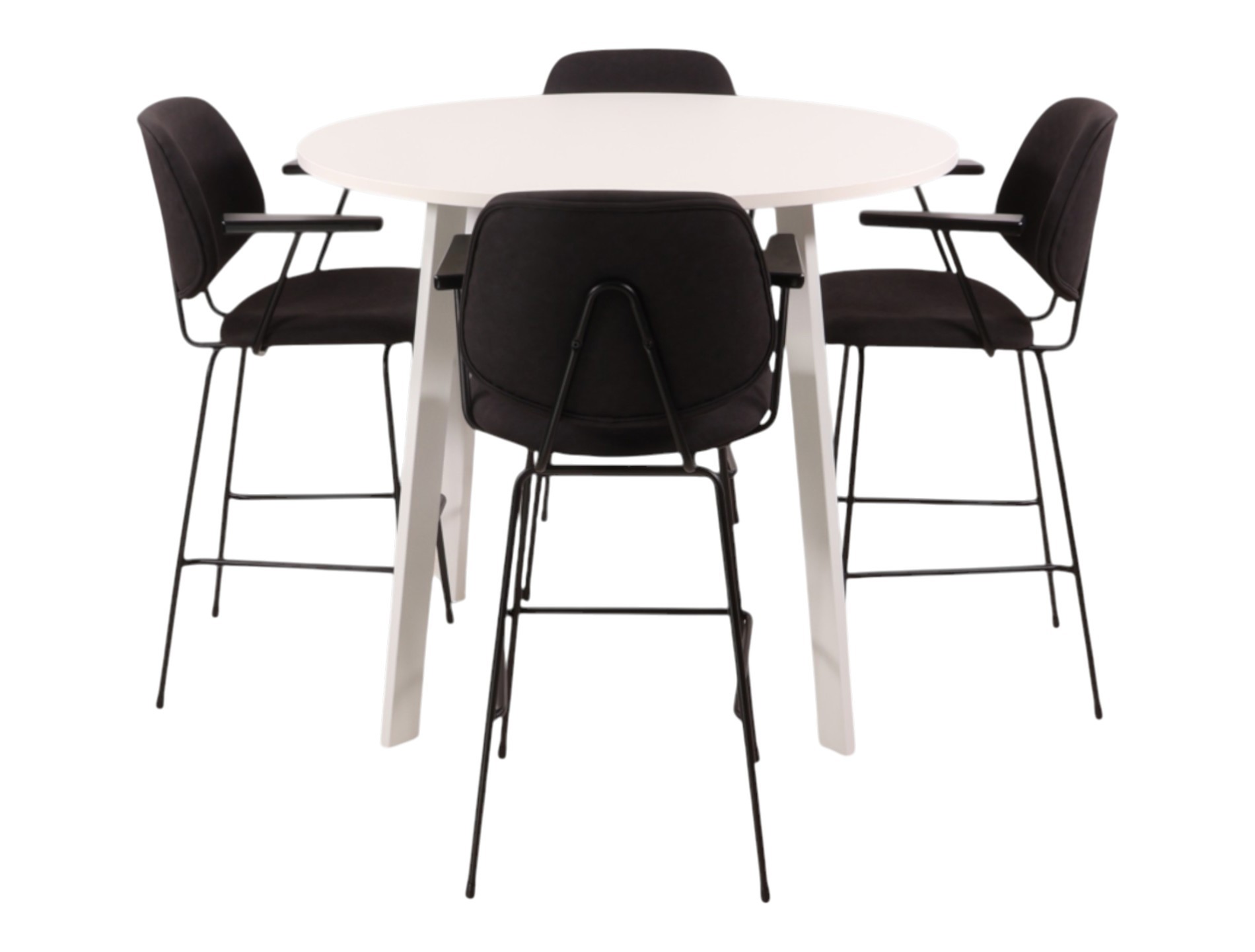 Hoge kantinetafel rond MAYA