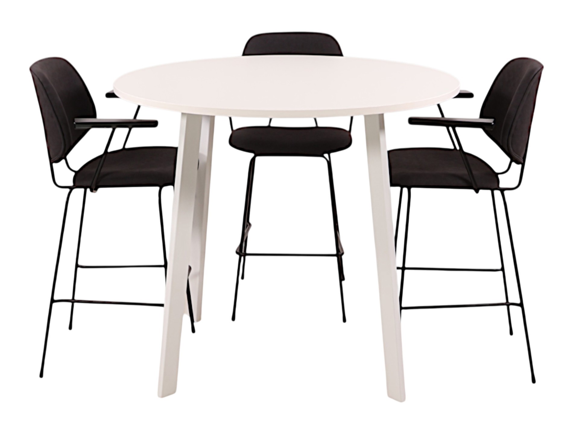Hoge kantinetafel rond MAYA