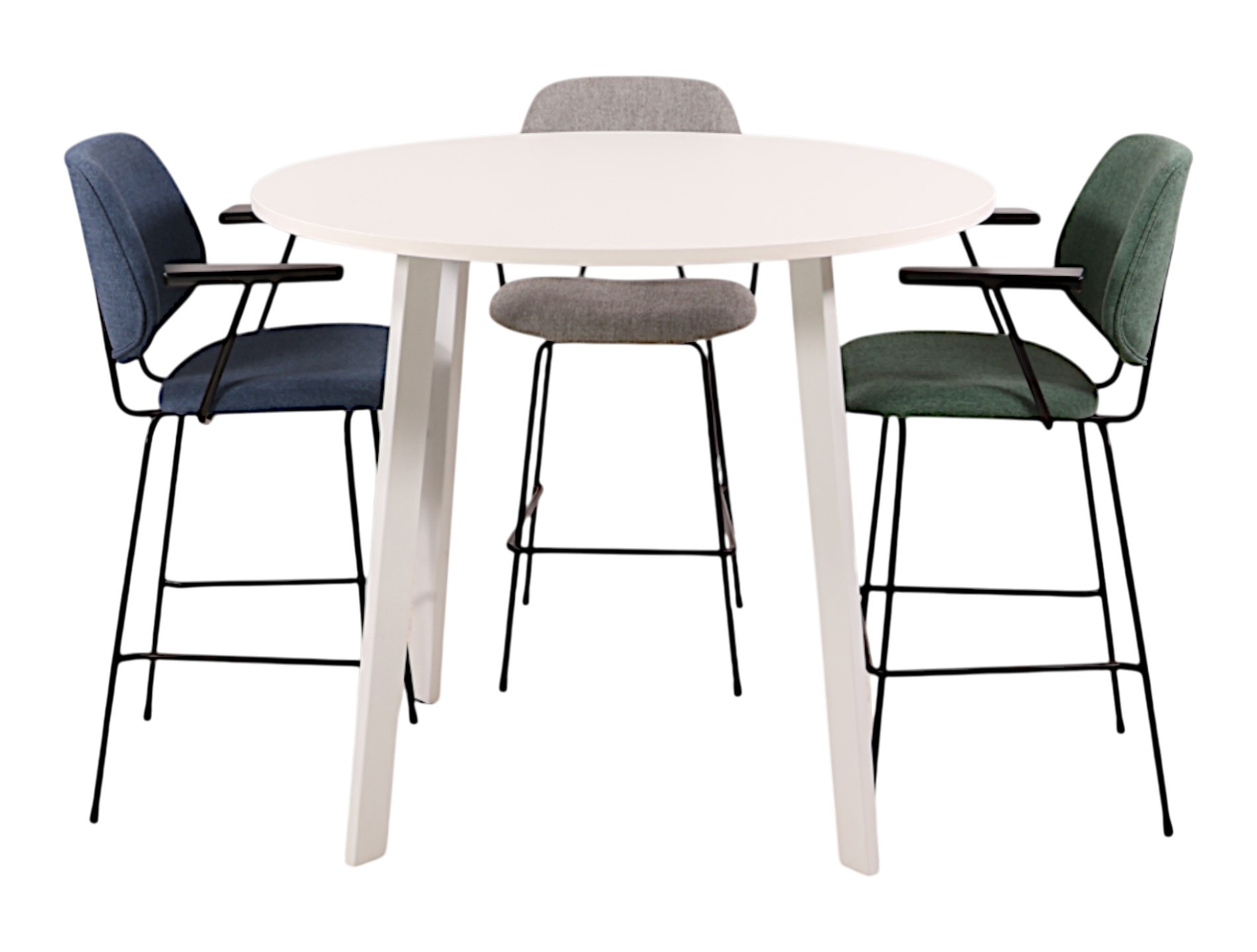 Hoge kantinetafel rond MAYA