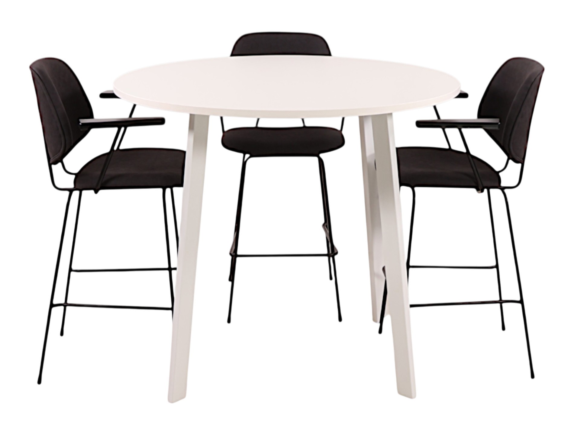 Hoge kantinetafel rond MAYA