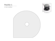 Inbouw stroompunt PLUX07 in het vergaderstuk van een bureau