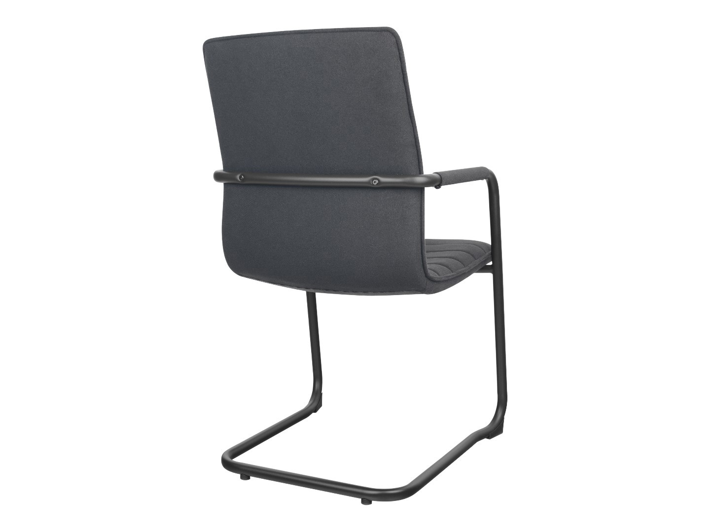 EMZ04 Jarvis luxe vintage sledestoel Denver stoffering stapelbaar